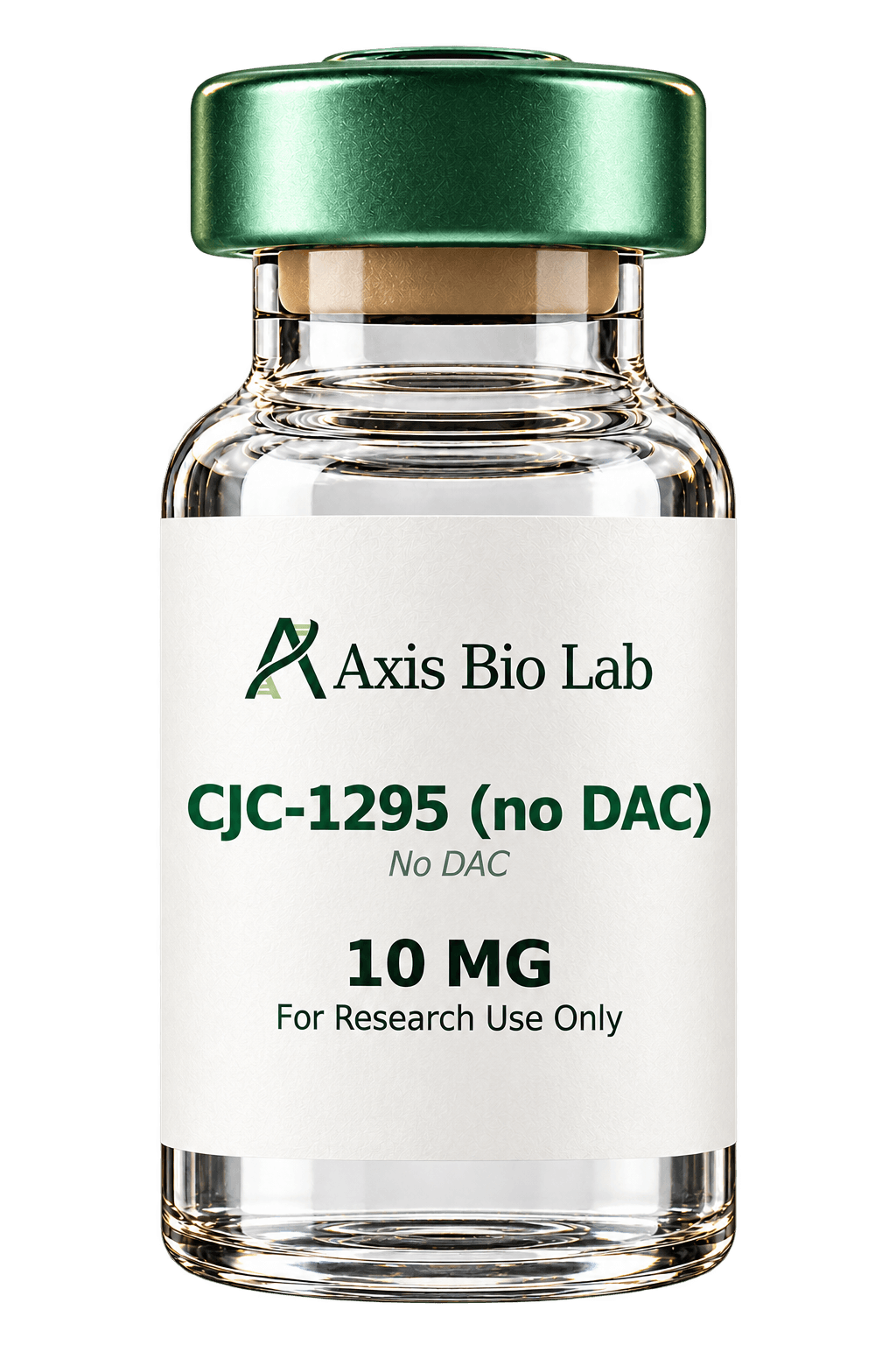 CJC-1295 (no DAC) 10mg 10 MG Axis Bio Lab vial mockup