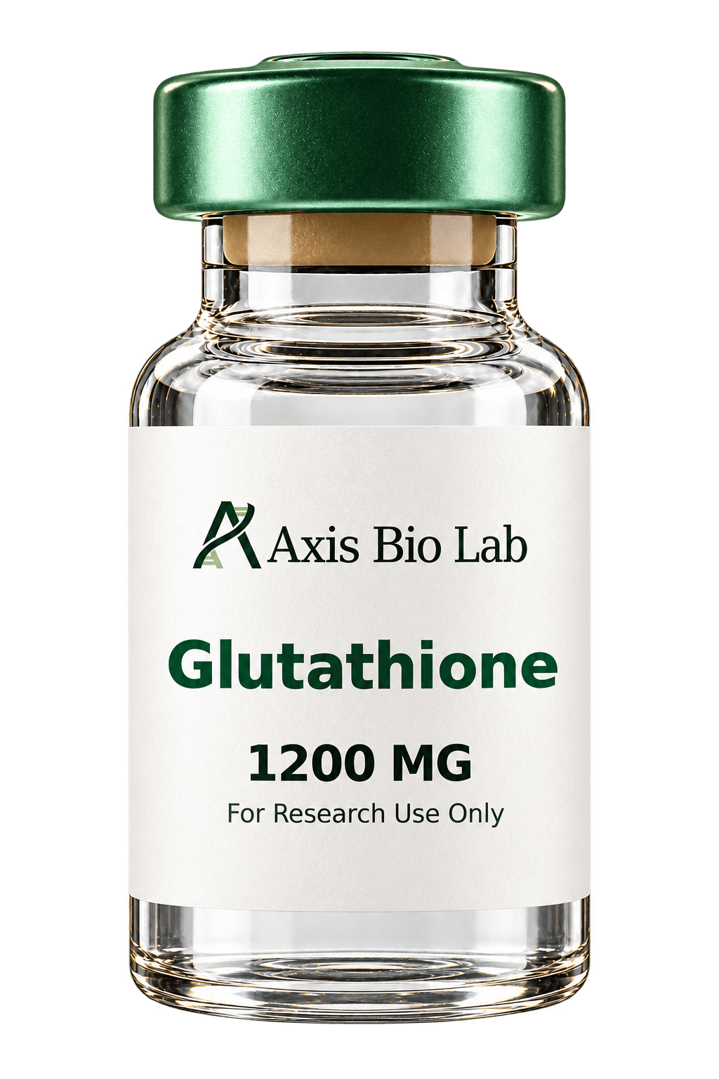 Glutathione 1200 MG Axis Bio Lab vial mockup