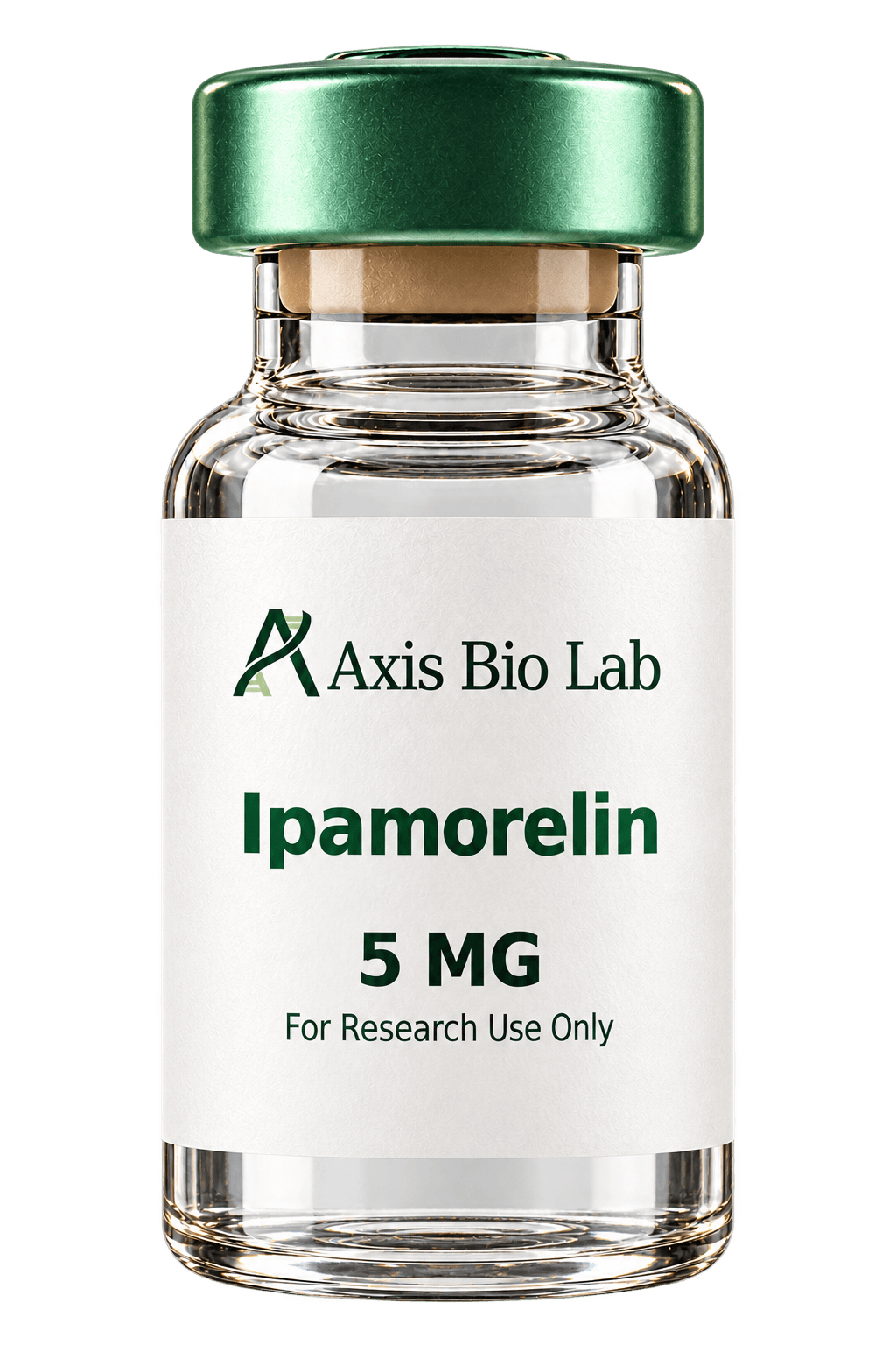 Ipamorelin 5 MG Axis Bio Lab vial mockup