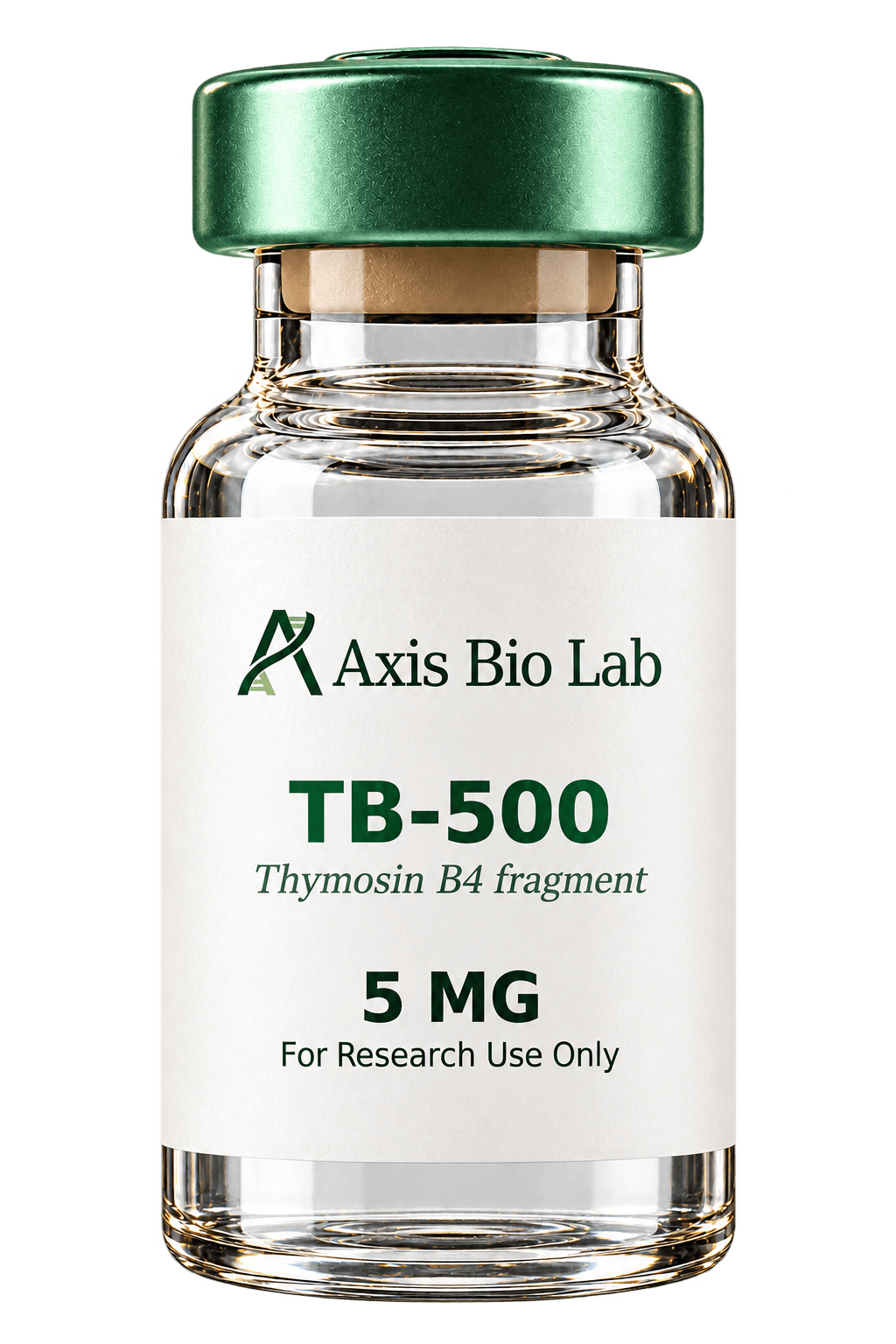 TB-500 5 MG Axis Bio Lab vial mockup