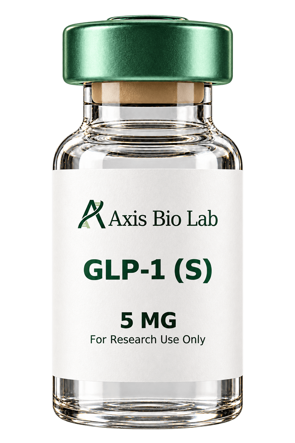 GLP-1 (S) 5 MG Axis Bio Lab vial mockup
