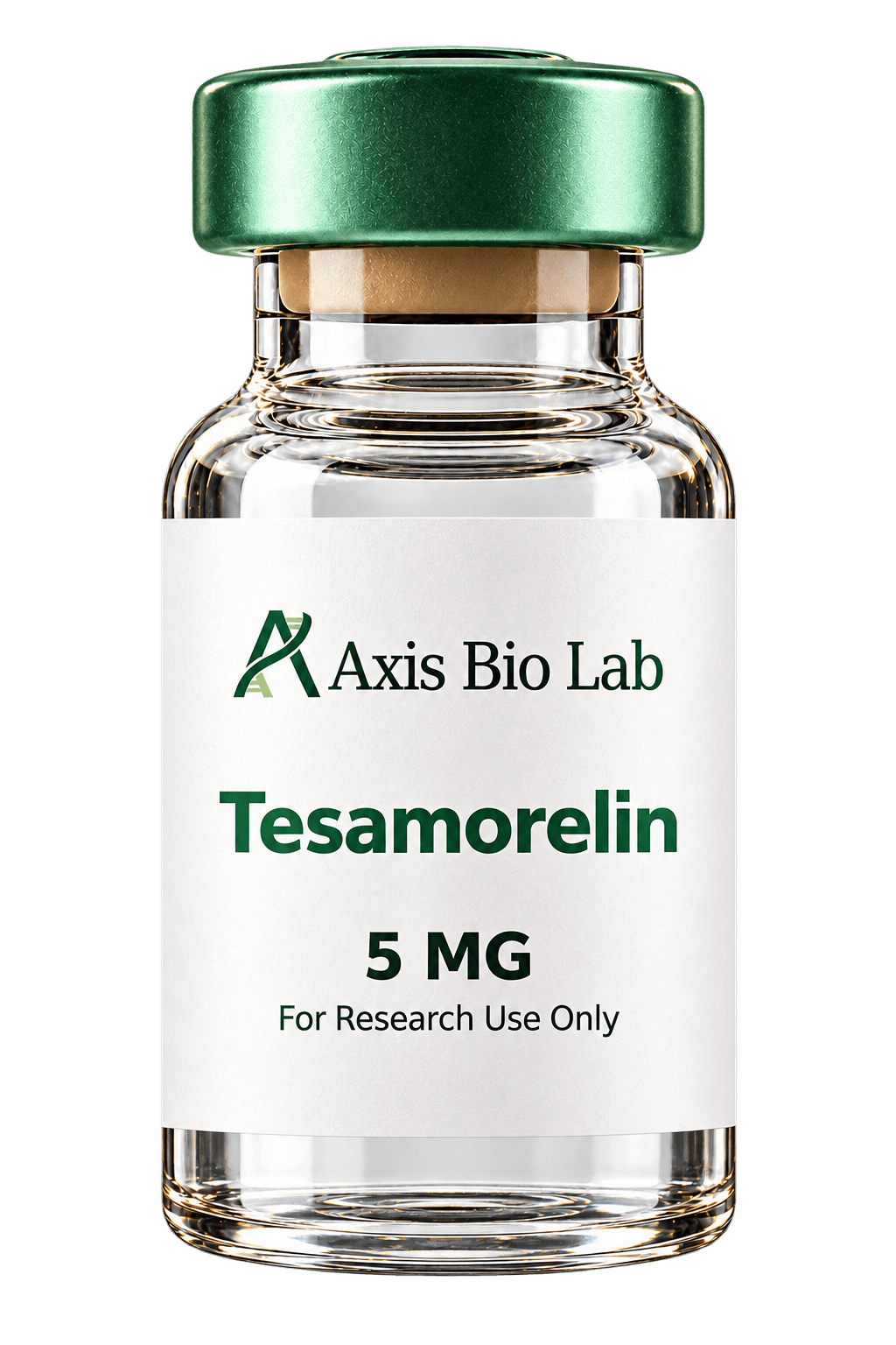 Tesamorelin 5 MG Axis Bio Lab vial mockup